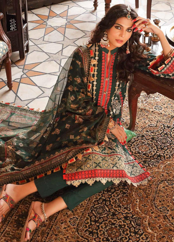 Festive Issue By Gul Ahmed Embroidered Lawn Suits Unstitched 3 Piece GA21EA 12246 - Festive Collection