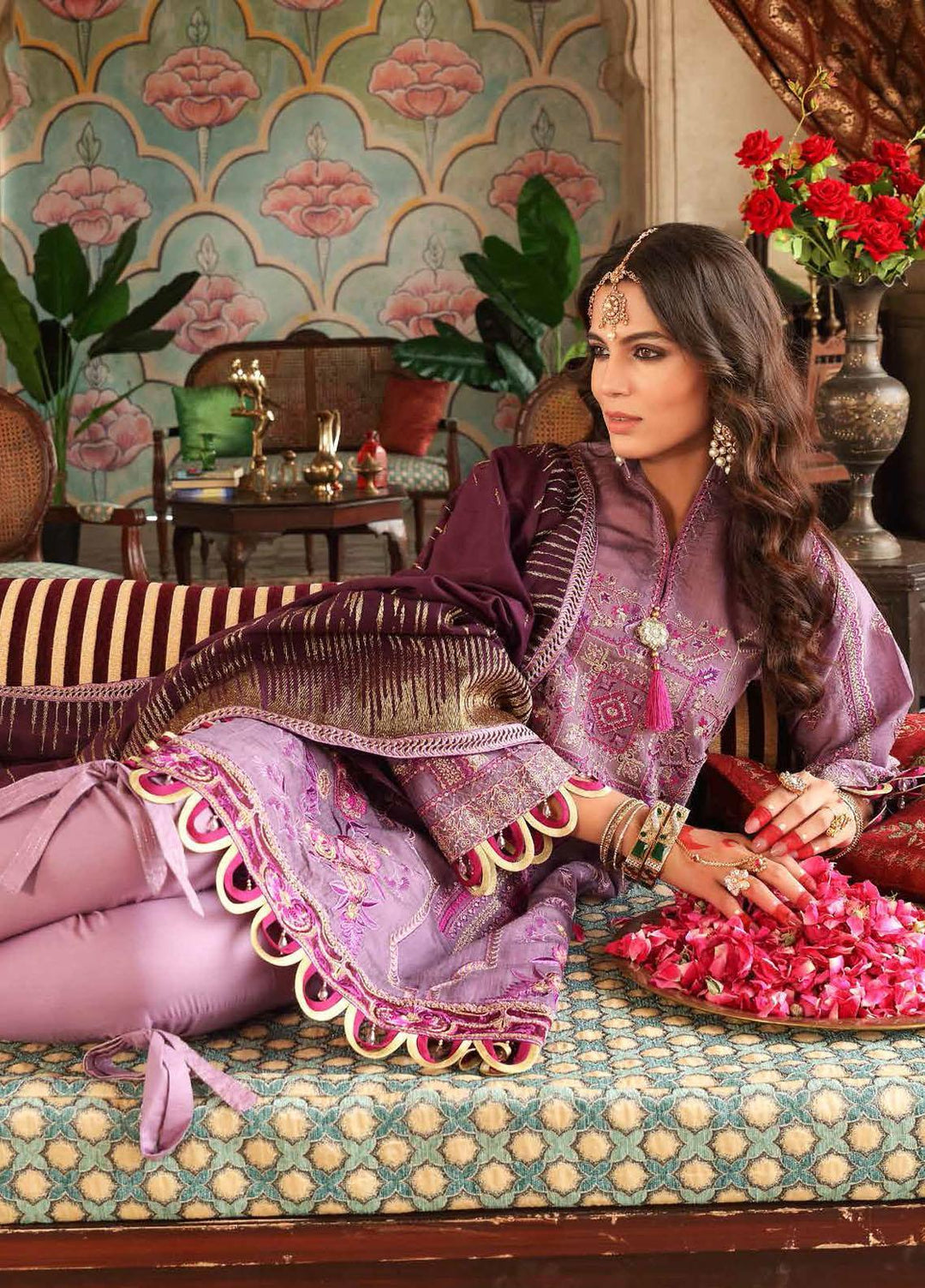 Festive Issue By Gul Ahmed Embroidered Lawn Suits Unstitched 3 Piece GA21EA 12257 - Festive Collection
