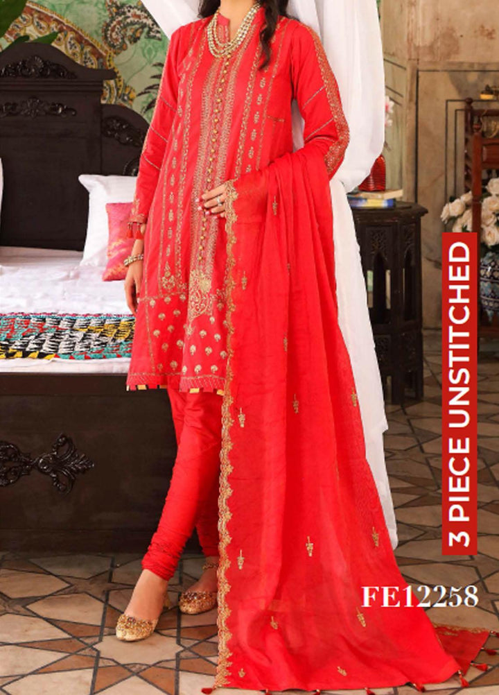 Festive Issue By Gul Ahmed Embroidered Lawn Suits Unstitched 3 Piece GA21EA 12258 - Festive Collection