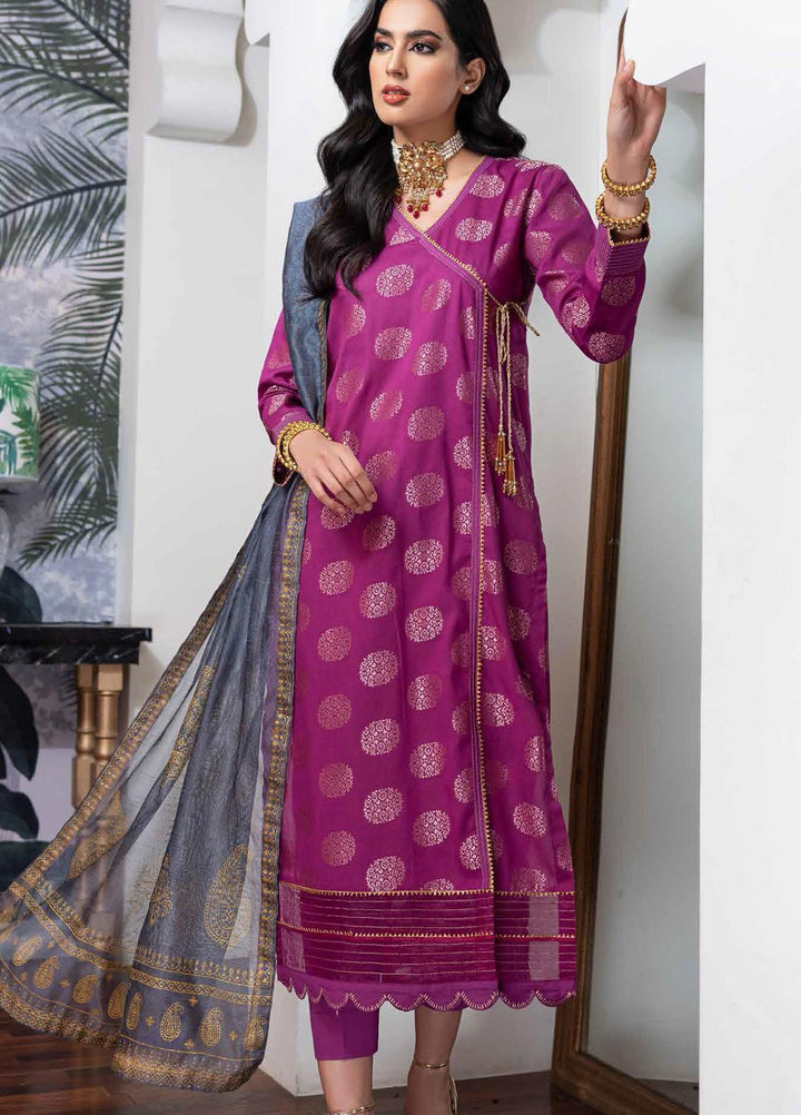 Festive Issue By Gul Ahmed Printed Lawn Suits Unstitched 3 Piece GA21EA 12262 - Festive Collection