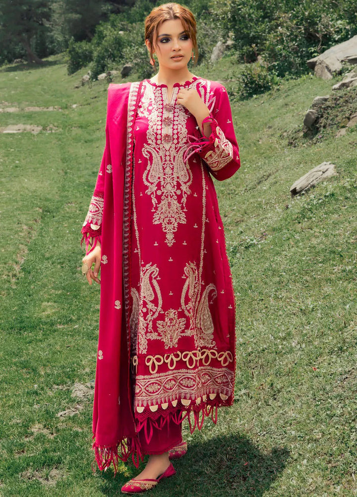 Gul Ahmed Embroidered Acrylic Suits Unstitched 3 Piece GA24UW AP-42014 - Winter Collection