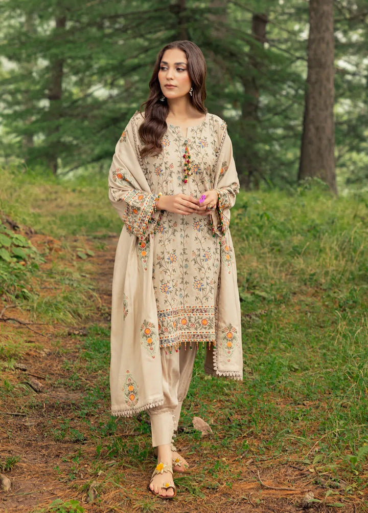 Gul Ahmed Embroidered Acrylic Suits Unstitched 3 Piece GA24WU AP-42007 - Winter Collection