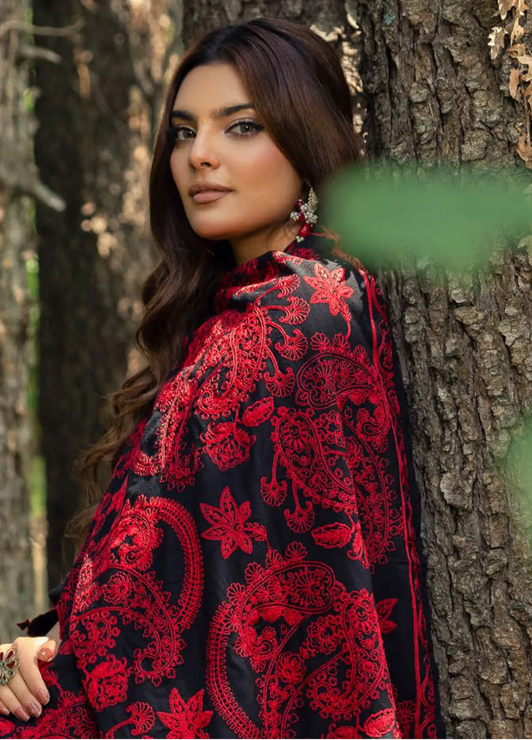 Gul Ahmed Embroidered Acrylic Suits Unstitched 3 Piece GA24WU AP-42013 - Winter Collection