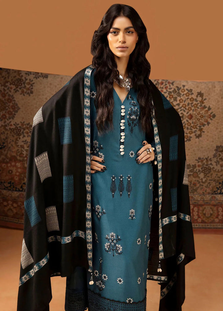 Gul Ahmed Embroidered Acrylic Suits Unstitched 3 Piece GA24WU AP-42033 - Winter Collection