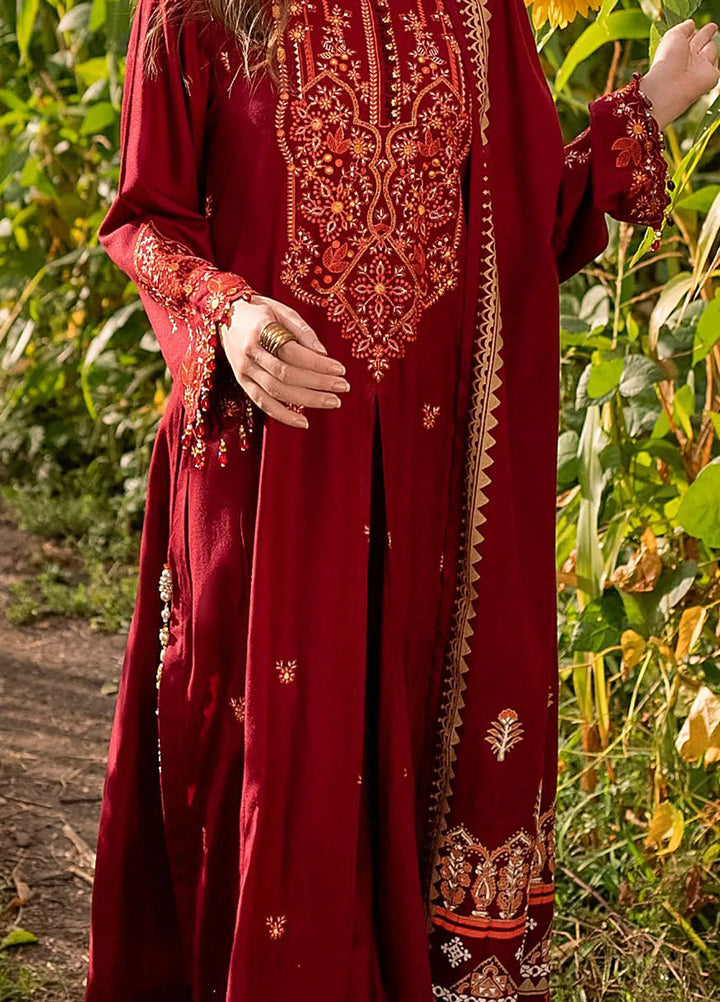 Gul Ahmed Embroidered Acrylic Suits Unstitched 3 Piece GA24WU AP-42043 - Winter Collection