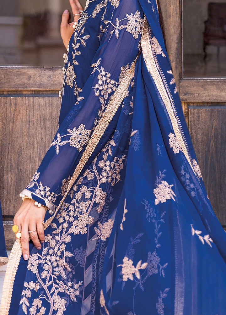 Gul Ahmed Embroidered Chiffon Suits Unstitched 3 Piece GA24LF FE-42002 - Festive Collection