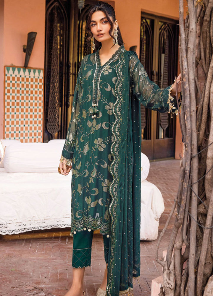Gul Ahmed Embroidered Chiffon Suits Unstitched 3 Piece GA24LF FE-42003 - Festive Collection