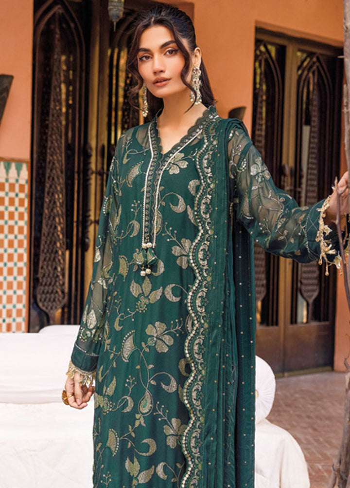 Gul Ahmed Embroidered Chiffon Suits Unstitched 3 Piece GA24LF FE-42003 - Festive Collection