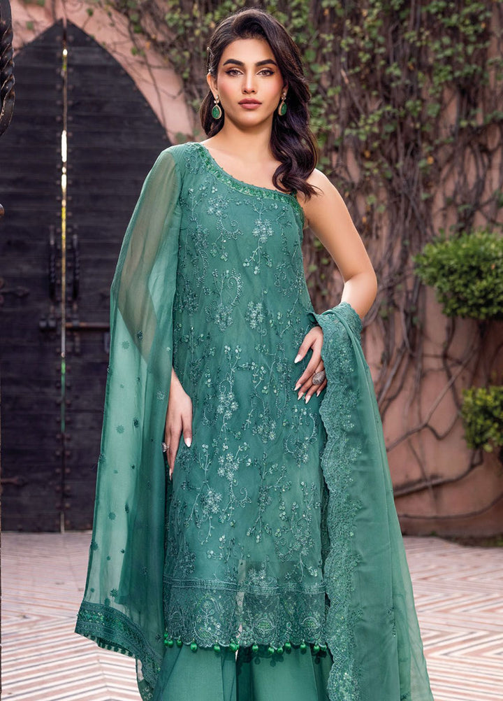 Gul Ahmed Embroidered Chiffon Suits Unstitched 3 Piece GA24LF FE-42025 - Festive Collection