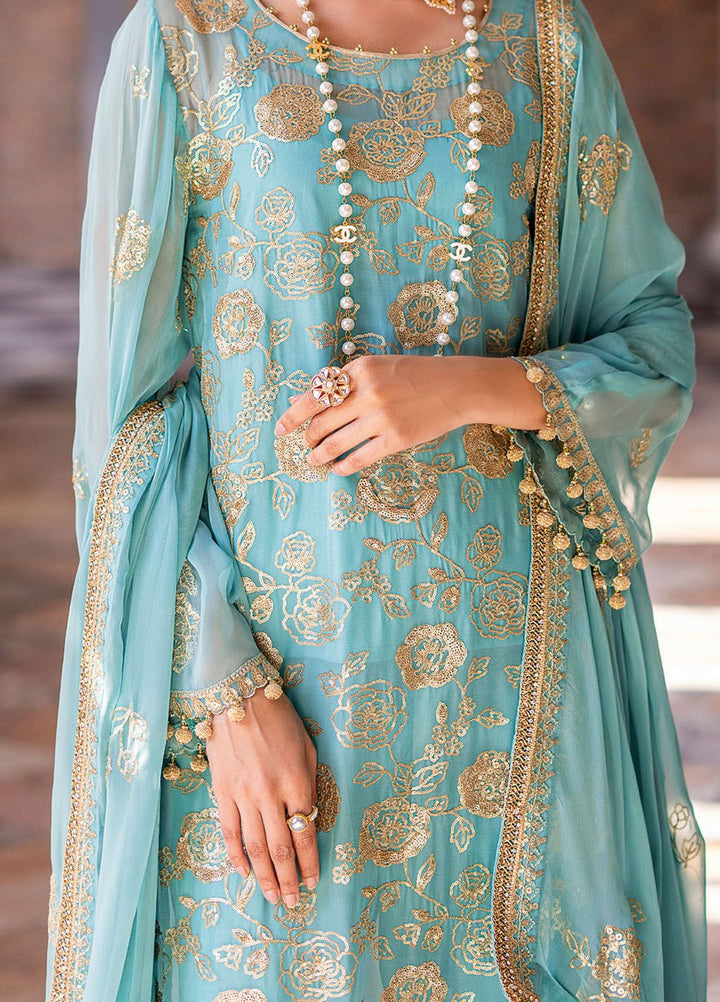 Gul Ahmed Embroidered Chiffon Suits Unstitched 3 Piece GA24LF FE-42026 - Festive Collection