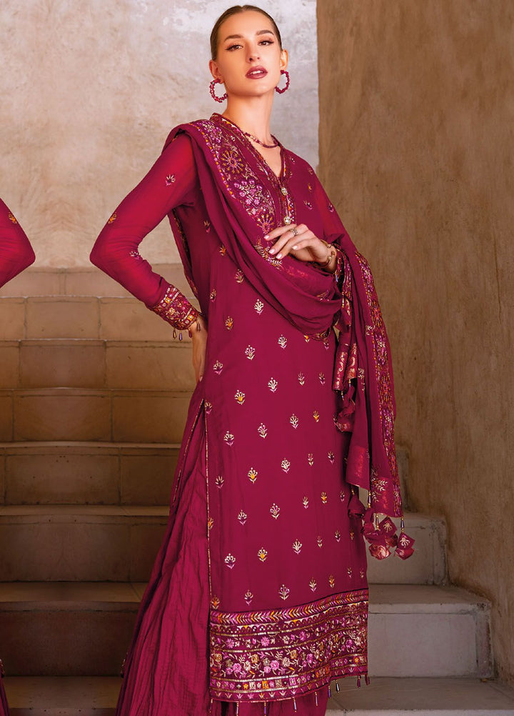 Gul Ahmed Embroidered Chiffon Suits Unstitched 3 Piece GA24LF FE-42034 - Festive Collection