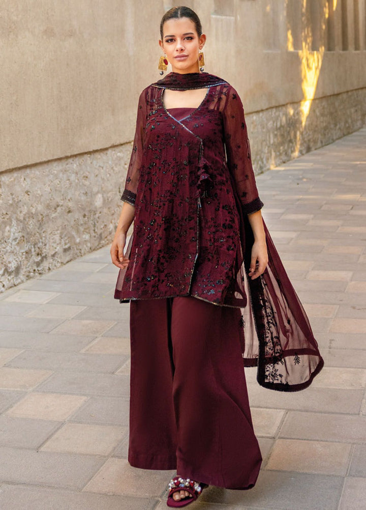 Gul Ahmed Embroidered Chiffon Suits Unstitched 3 Piece GA24LF FE-42069 - Festive Collection