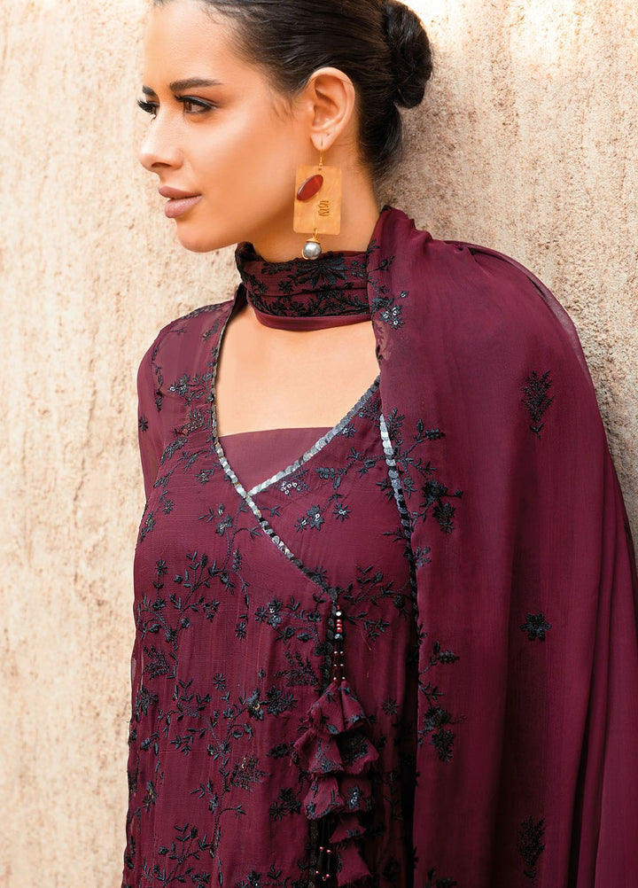 Gul Ahmed Embroidered Chiffon Suits Unstitched 3 Piece GA24LF FE-42069 - Festive Collection