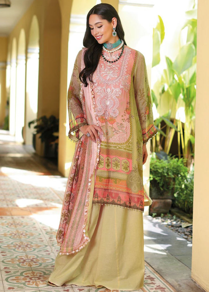 Gul Ahmed Embroidered Chiffon Suits Unstitched 3 Piece GA24PS LE 32013 - Summer Collection