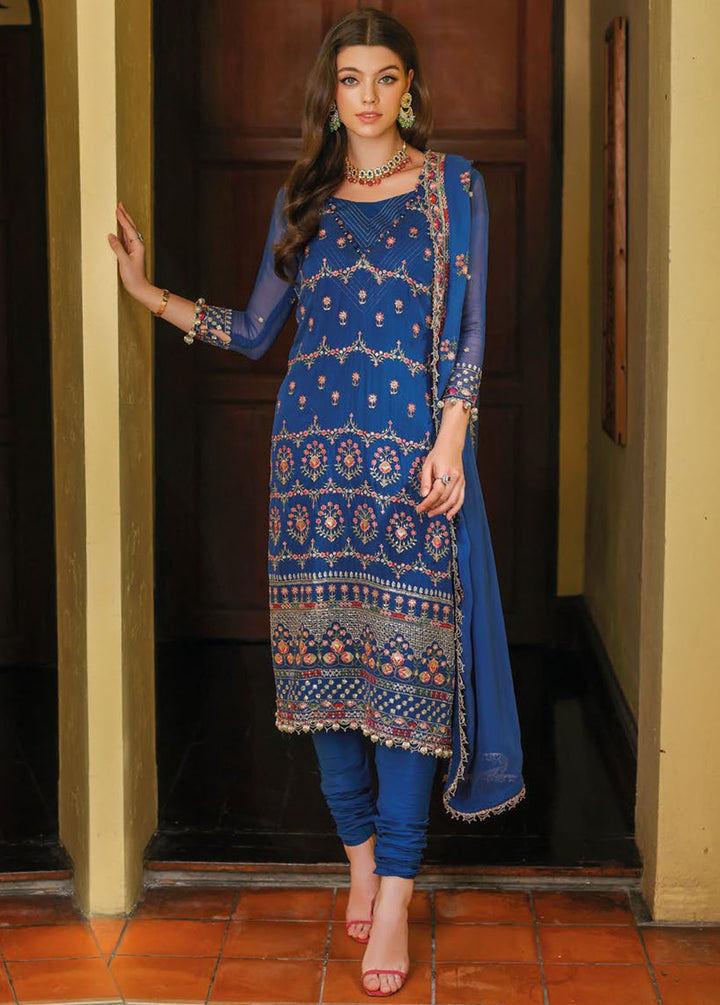 Gul Ahmed Embroidered Chiffon Suits Unstitched 3 Piece GA24PS LE 42014 - Summer Collection