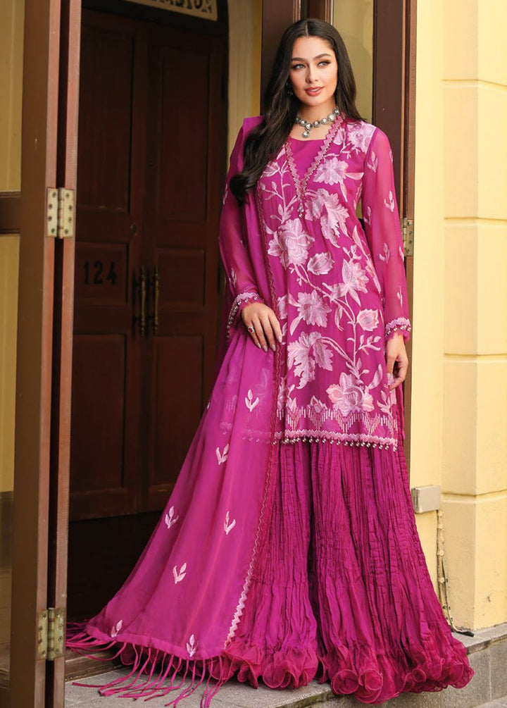 Gul Ahmed Embroidered Chiffon Suits Unstitched 3 Piece GA24PS LE 42020 - Summer Collection