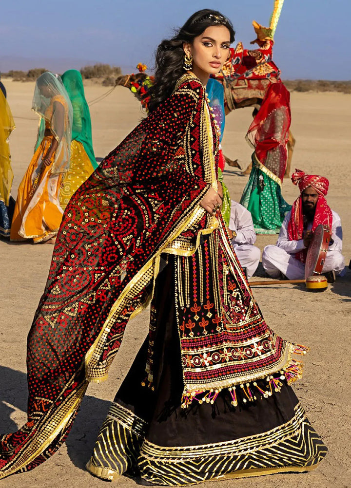 Gul Ahmed Embroidered Chiffon Suits Unstitched 3 Piece GA25CH BM-52011 - Summer Collection