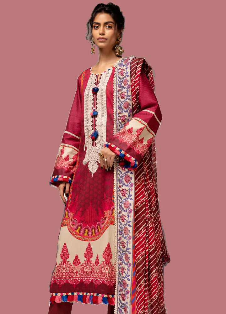 Gul Ahmed Embroidered Corduroy Suits Unstitched 3 Piece GA24WU CD-42001 - Winter Collection