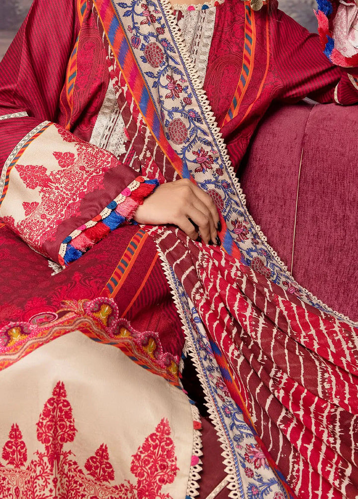 Gul Ahmed Embroidered Corduroy Suits Unstitched 3 Piece GA24WU CD-42001 - Winter Collection