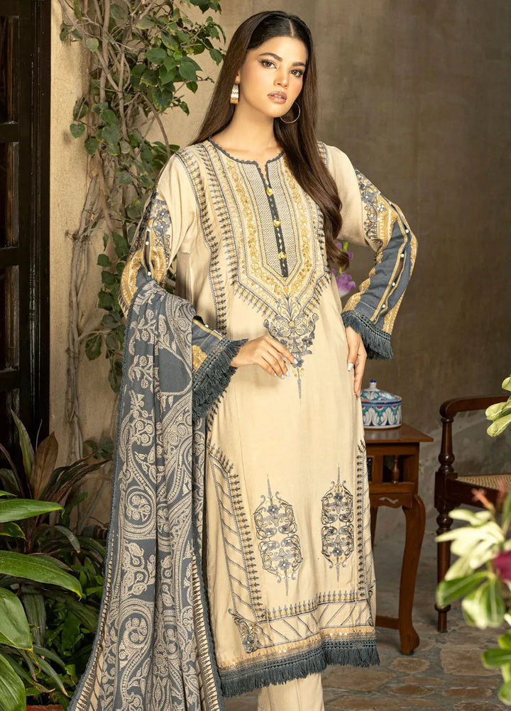 Gul Ahmed Embroidered Cotail Suits Unstitched 3 Piece GA24WU CV-32014 - Winter Collection