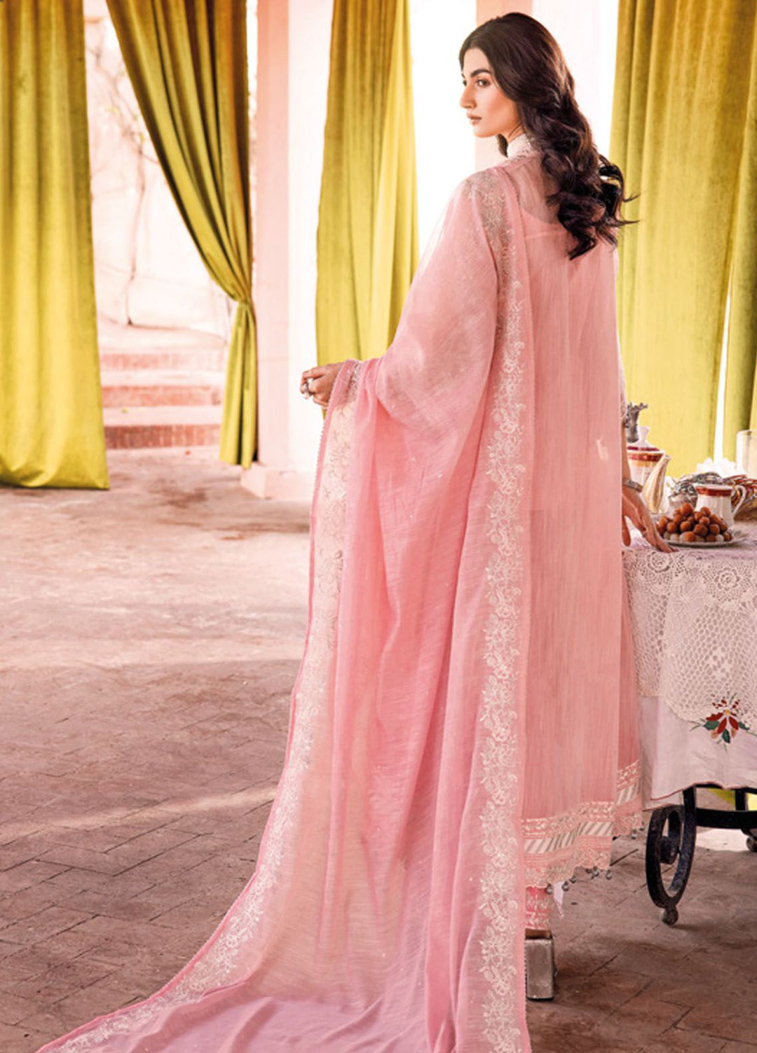 Gul Ahmed Embroidered Cotton Suits Unstitched 3 Piece GA24LF FE-42021 - Festive Collection