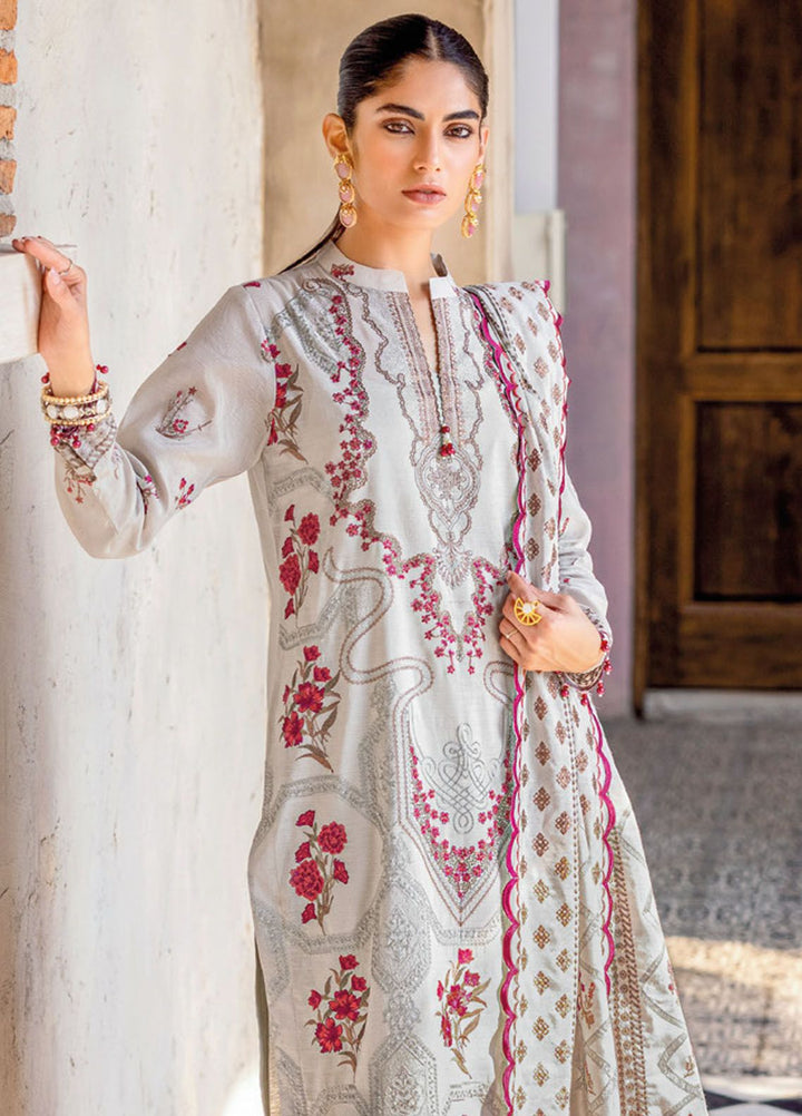 Gul Ahmed Embroidered Cotton Suits Unstitched 3 Piece GA24LF FE-42064 - Festive Collection