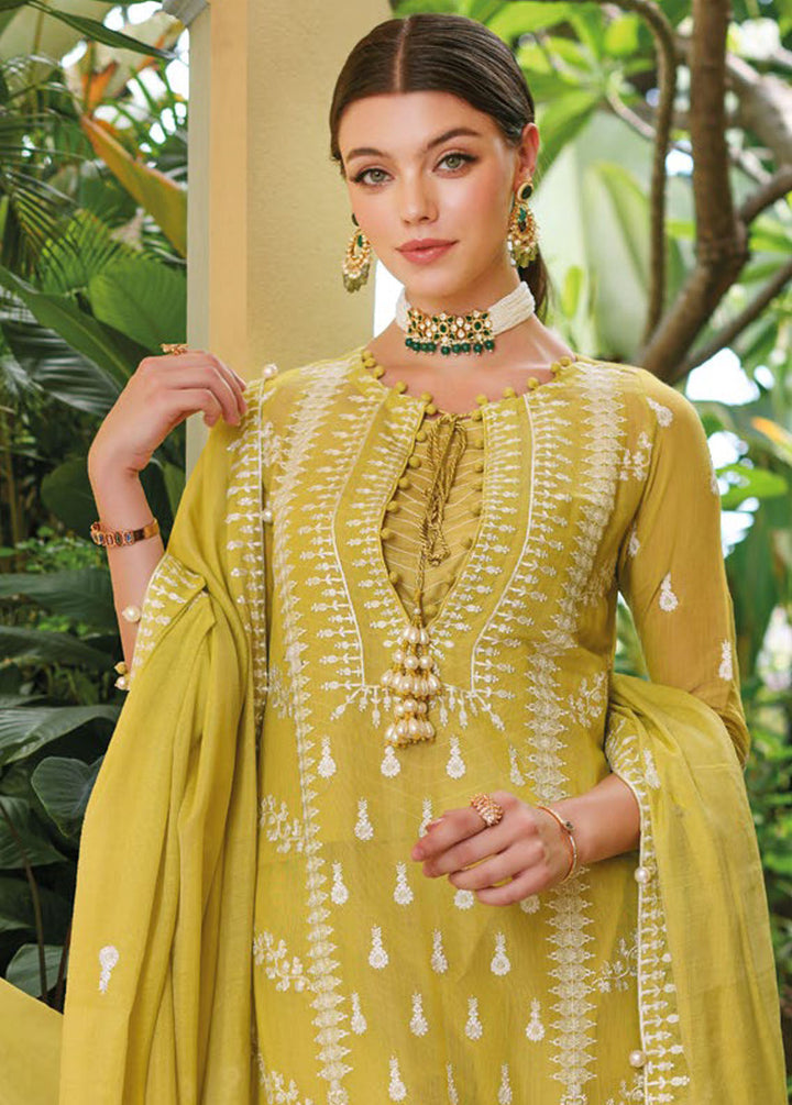 Gul Ahmed Embroidered Cotton Suits Unstitched 3 Piece GA24PS LE 42016 - Summer Collection