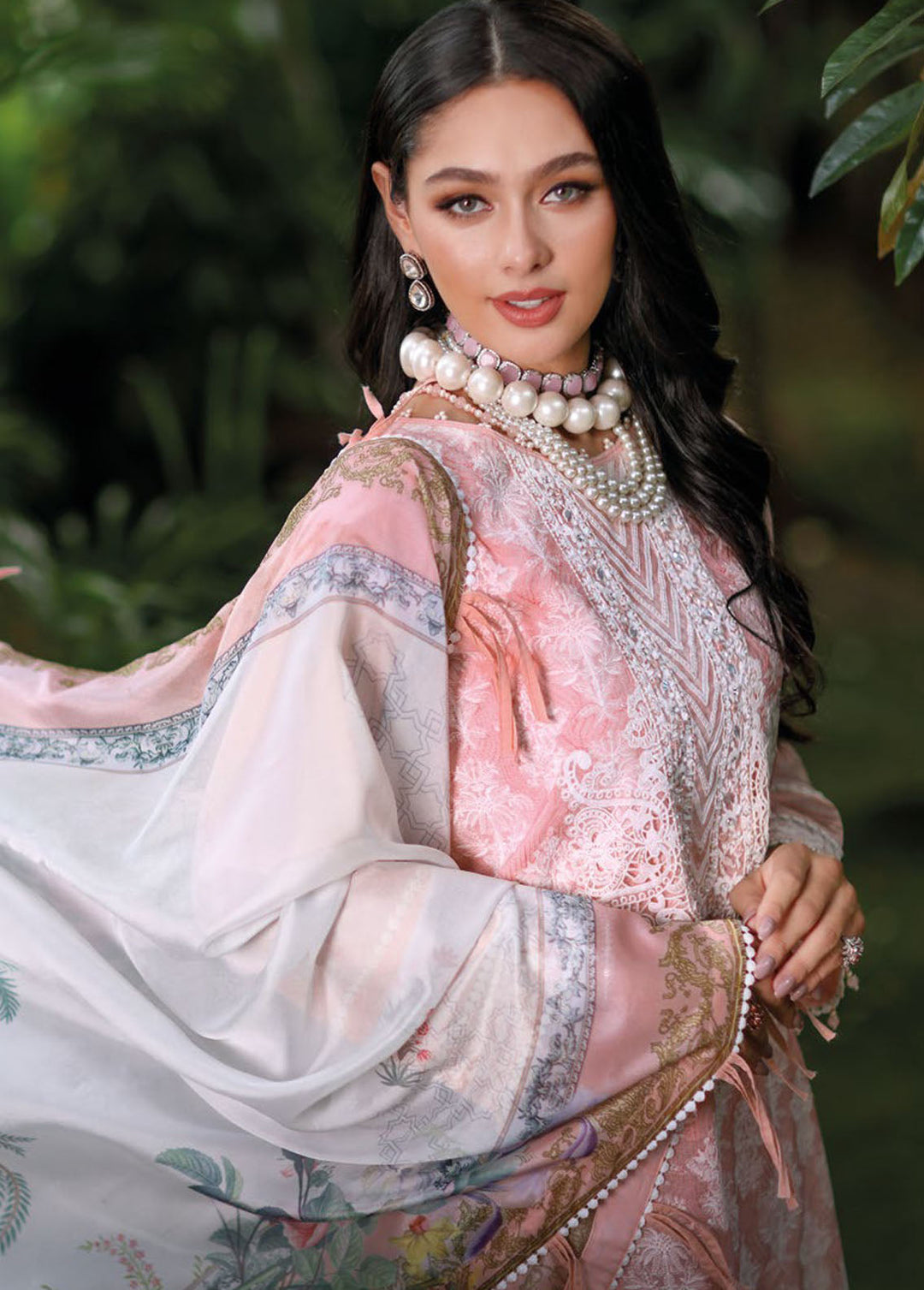 Gul Ahmed Embroidered Cotton Suits Unstitched 3 Piece GA24PS SSM 42001 - Summer Collection