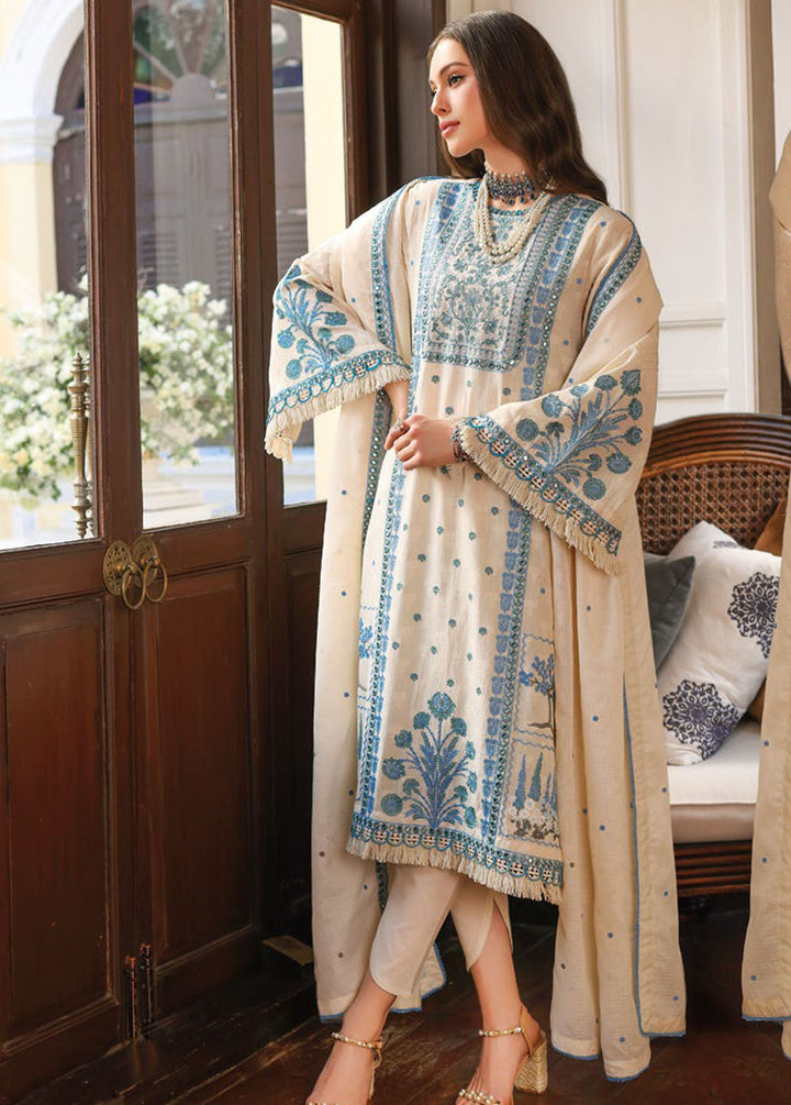 Gul Ahmed Embroidered Dobby Suits Unstitched 3 Piece GA24PS PM 42030 - Summer Collection