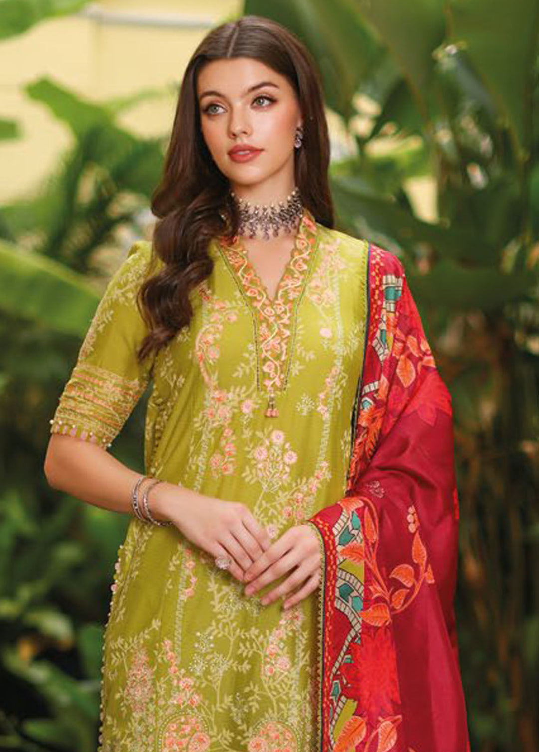 Gul Ahmed Embroidered Dobby Suits Unstitched 3 Piece GA24PS SSM 32016 - Summer Collection