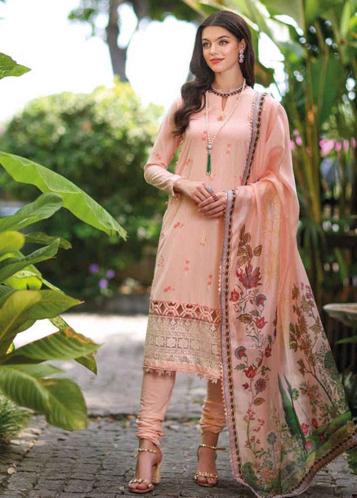 Gul Ahmed Embroidered Dobby Suits Unstitched 3 Piece GA24PS SSM 42003 - Summer Collection