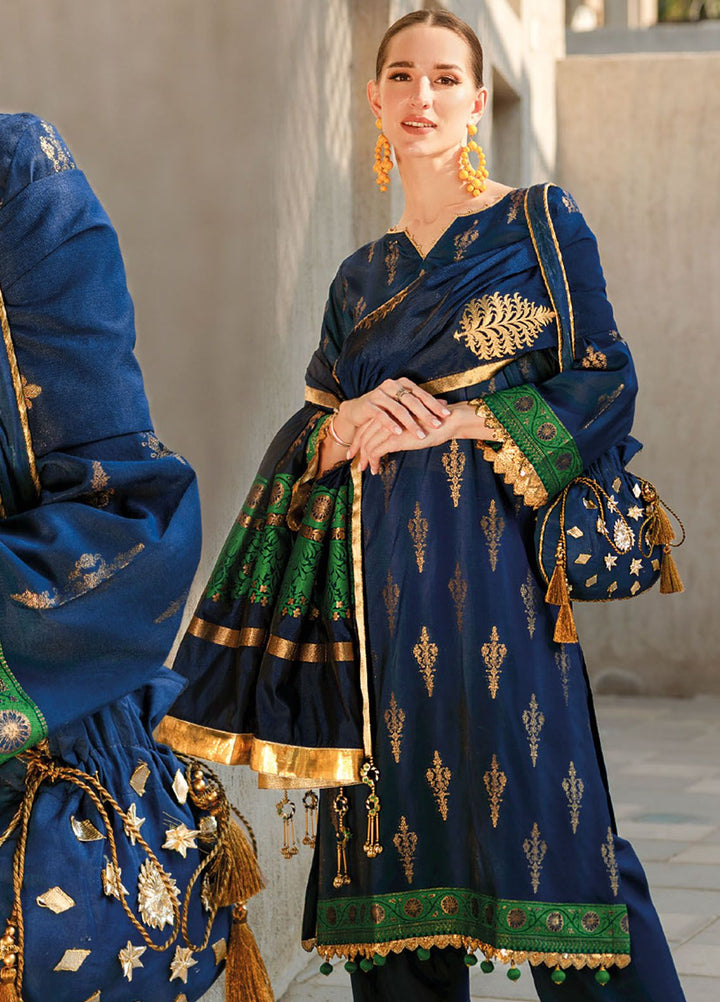 Gul Ahmed Embroidered Jacquard Suits Unstitched 3 Piece GA24LF FE-42008 - Festive Collection