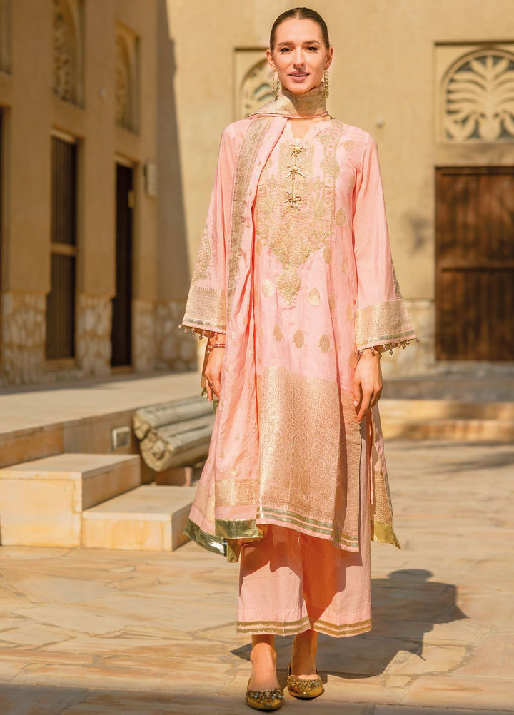 Gul Ahmed Embroidered Jacquard Suits Unstitched 3 Piece GA24LF FE-42058 - Festive Collection