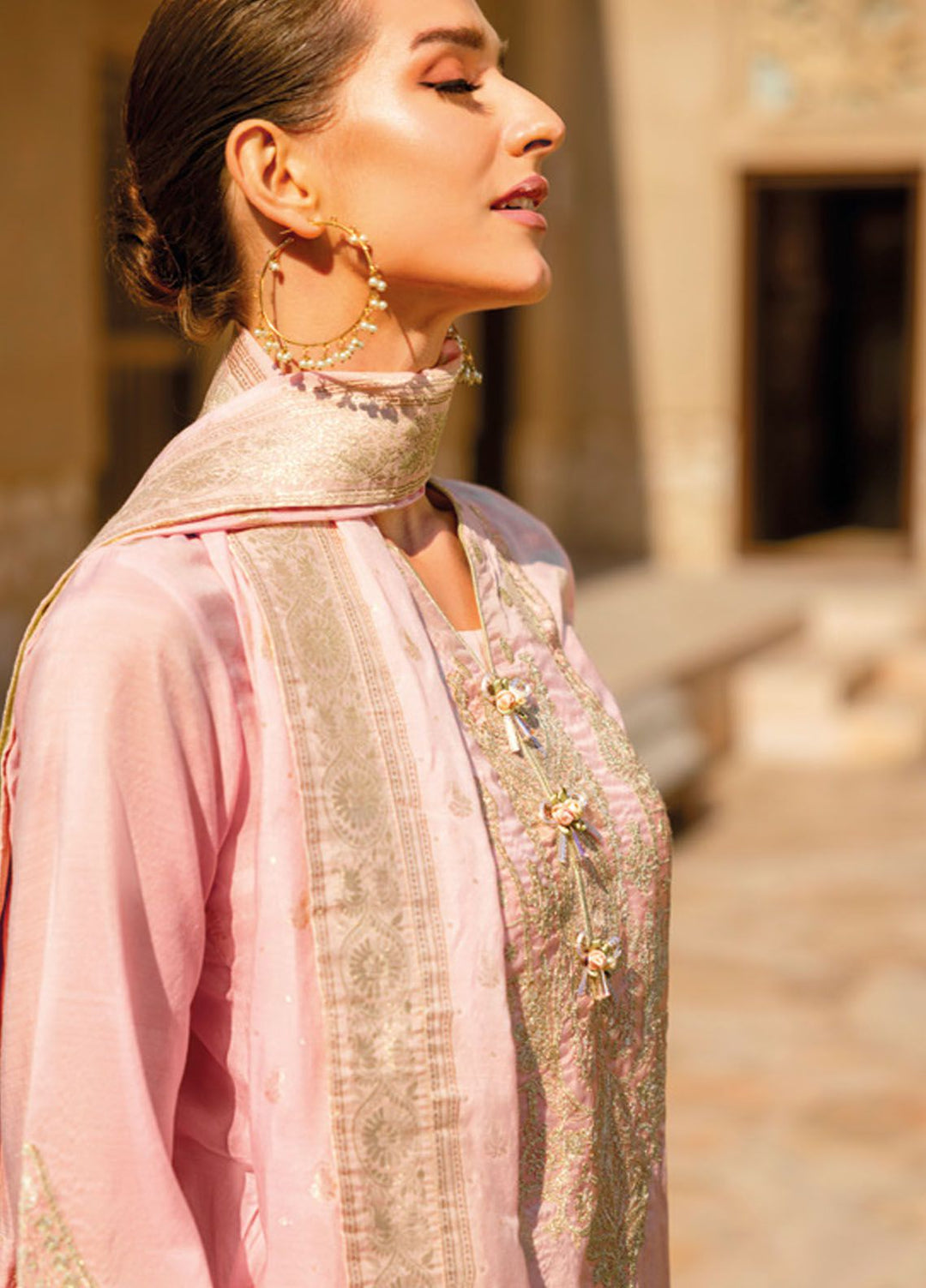 Gul Ahmed Embroidered Jacquard Suits Unstitched 3 Piece GA24LF FE-42058 - Festive Collection