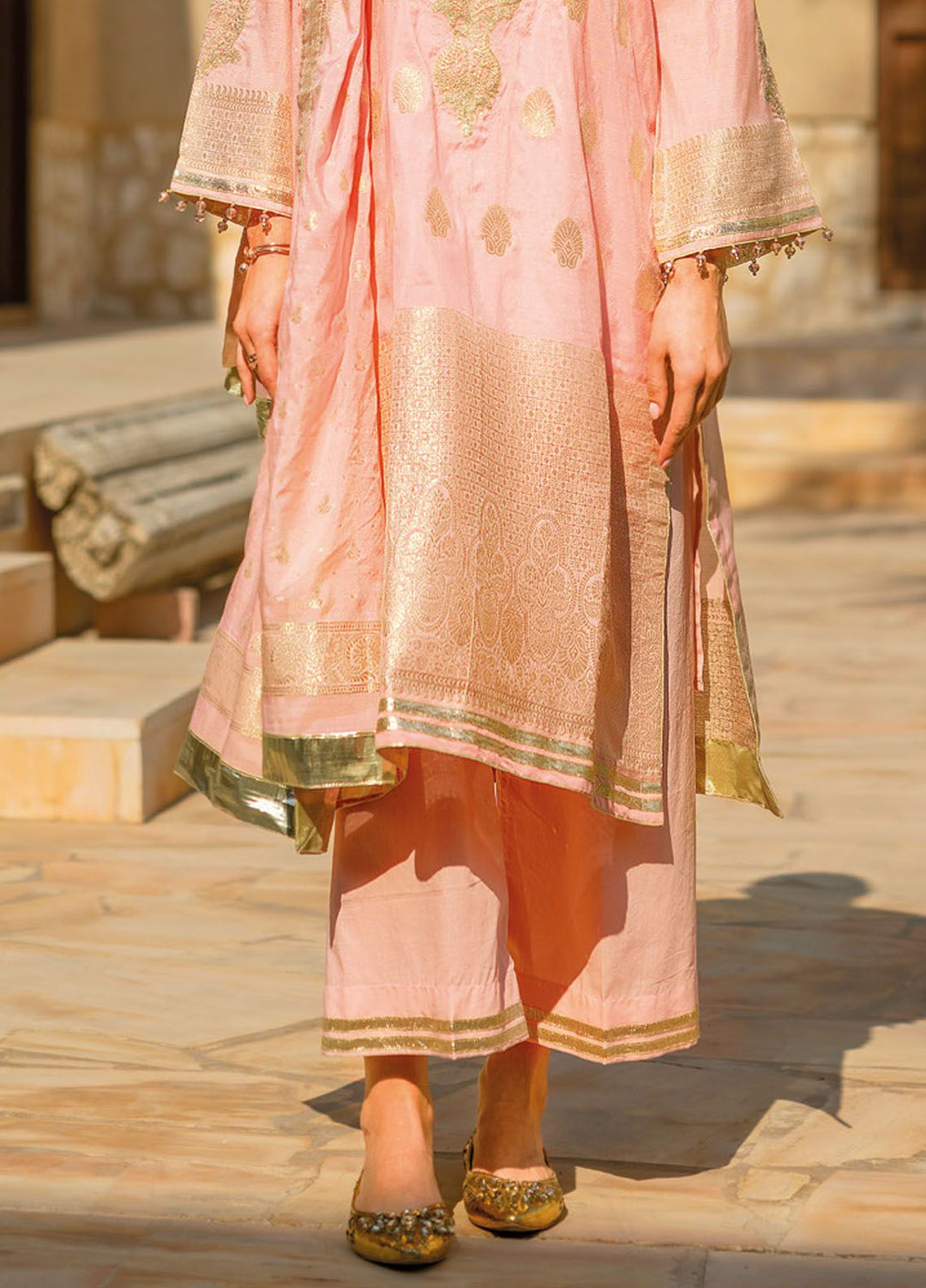 Gul Ahmed Embroidered Jacquard Suits Unstitched 3 Piece GA24LF FE-42058 - Festive Collection