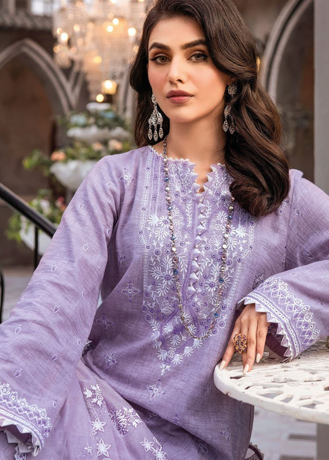 Gul Ahmed Embroidered Jacquard Suits Unstitched 3 Piece GA24PS CN 42001 - Summer Collection