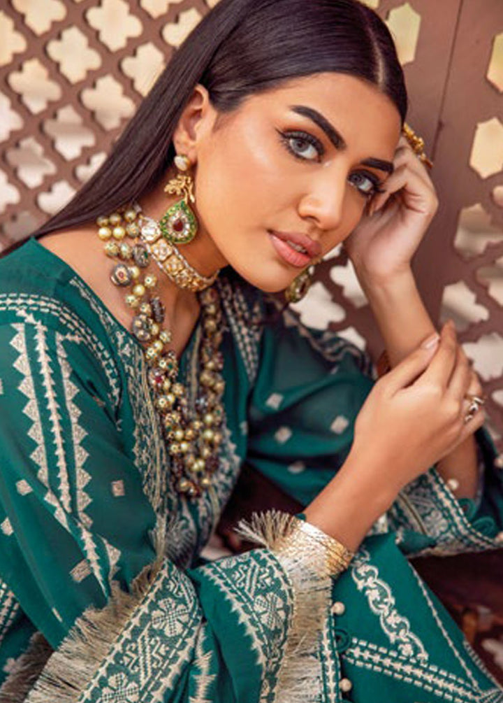 Gul Ahmed Embroidered Jacquard Suits Unstitched 3 Piece GA24PS JD 32027 - Summer Collection