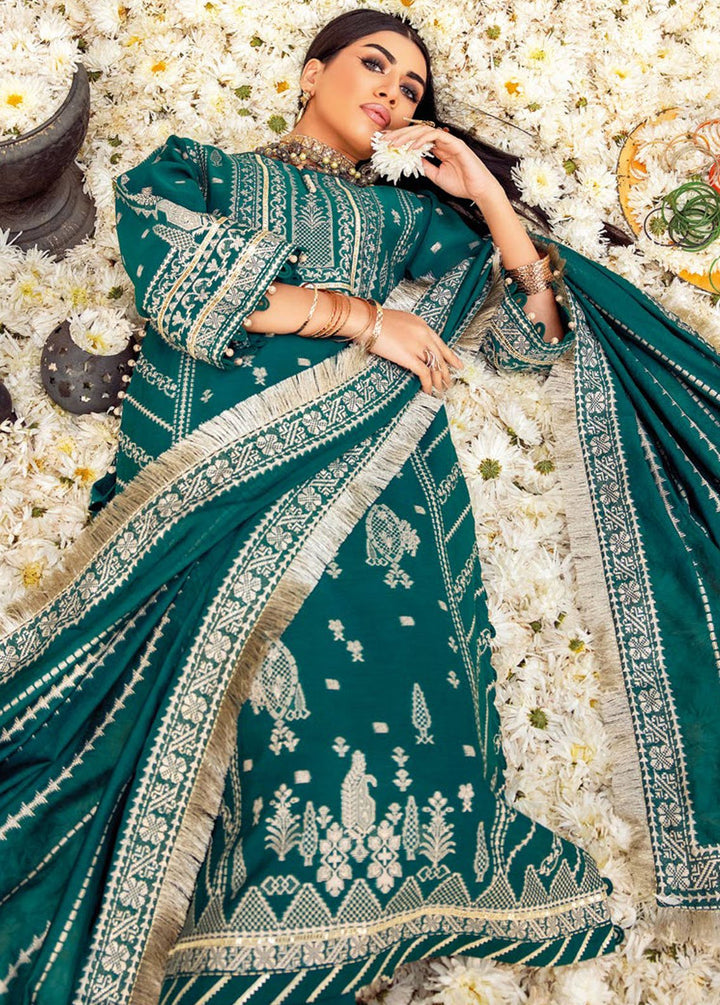 Gul Ahmed Embroidered Jacquard Suits Unstitched 3 Piece GA24PS JD 32027 - Summer Collection