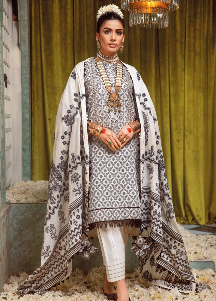 Gul Ahmed Embroidered Jacquard Suits Unstitched 3 Piece GA24PS JD 42002 - Summer Collection