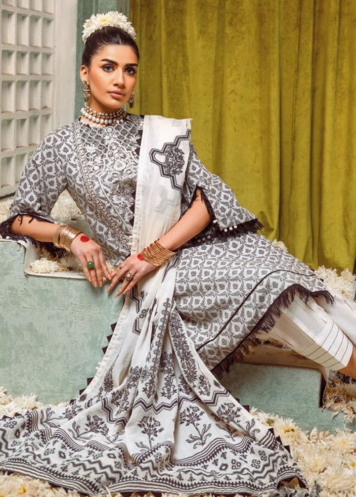 Gul Ahmed Embroidered Jacquard Suits Unstitched 3 Piece GA24PS JD 42002 - Summer Collection