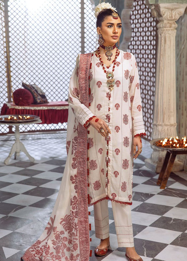 Gul Ahmed Embroidered Jacquard Suits Unstitched 3 Piece GA24PS JD 42003 - Summer Collection