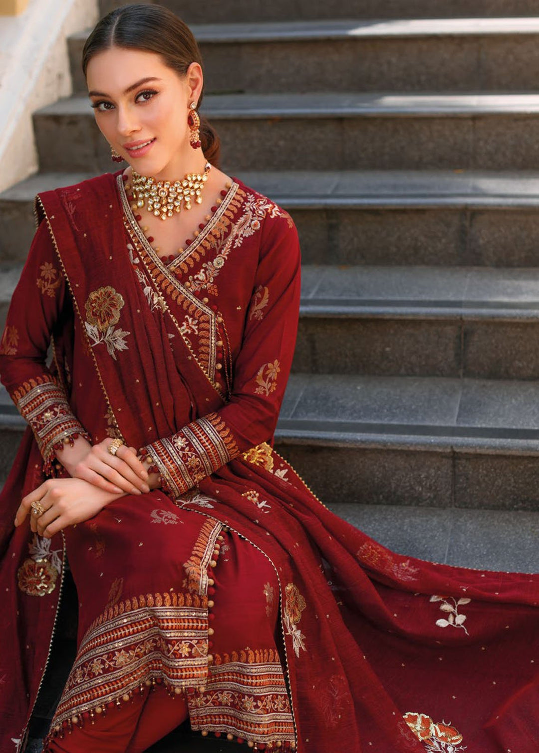 Gul Ahmed Embroidered Jacquard Suits Unstitched 3 Piece GA24PS LE 42026 - Summer Collection