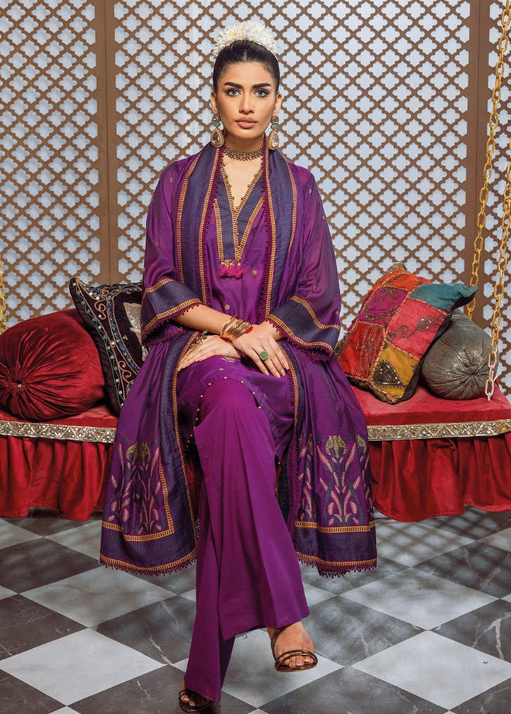 Gul Ahmed Embroidered Jacquard Suits Unstitched 3 Piece GA24PS MJ 42003 - Summer Collection