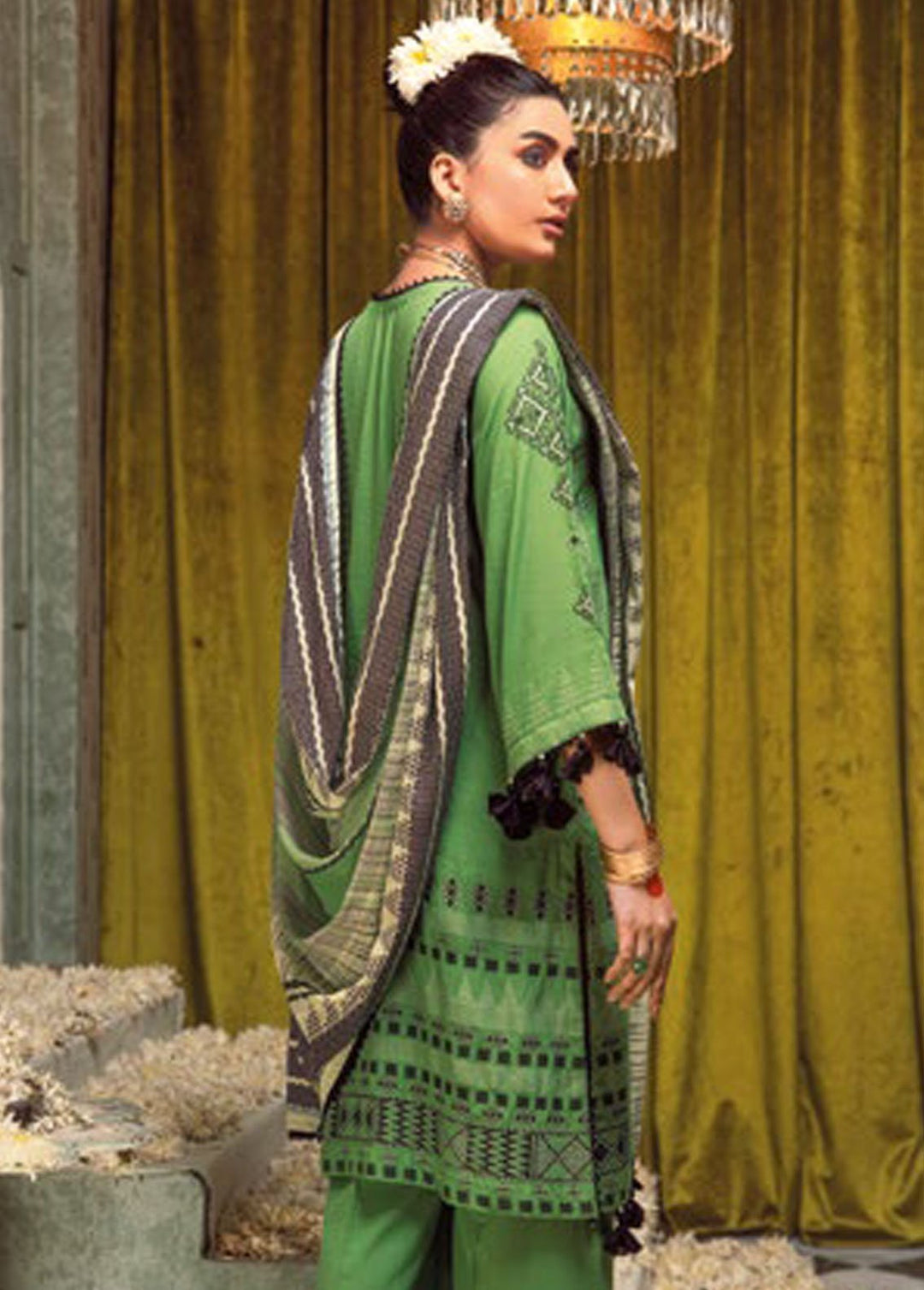 Gul Ahmed Embroidered Jacquard Suits Unstitched 3 Piece GA24PS MJ 42004 - Summer Collection