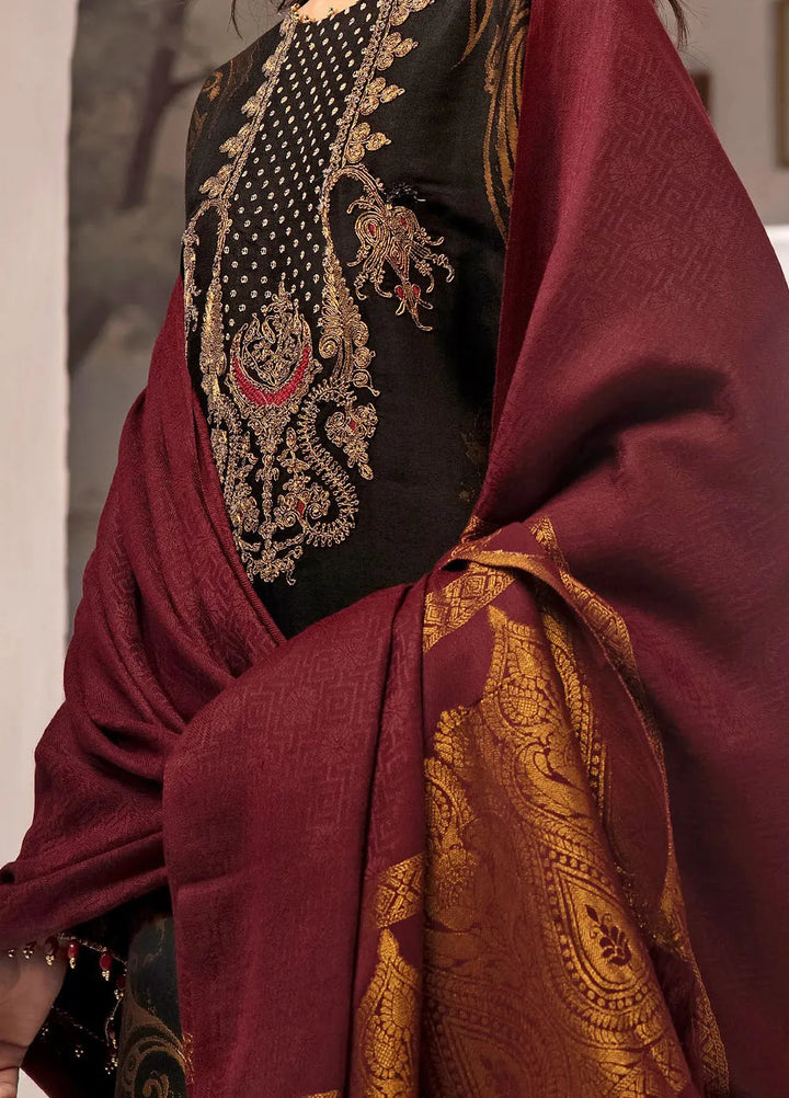 Gul Ahmed Embroidered Jacquard Suits Unstitched 3 Piece GA24WU AP-42027 - Winter Collection