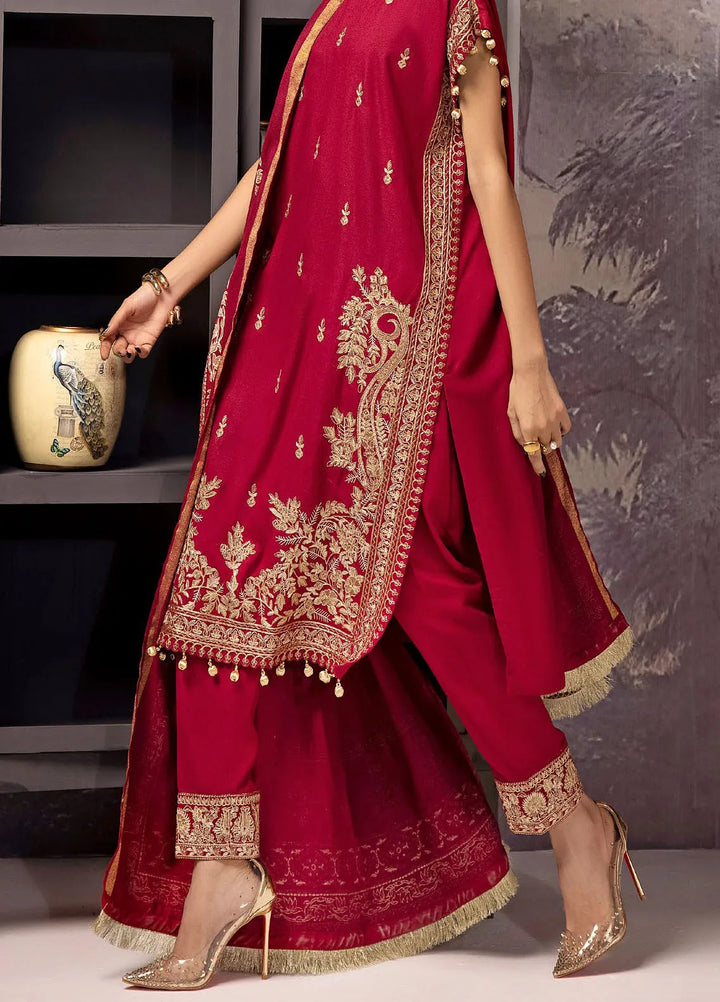 Gul Ahmed Embroidered Karandi Suits Unstitched 3 Piece GA24WU AP-42045 - Winter Collection