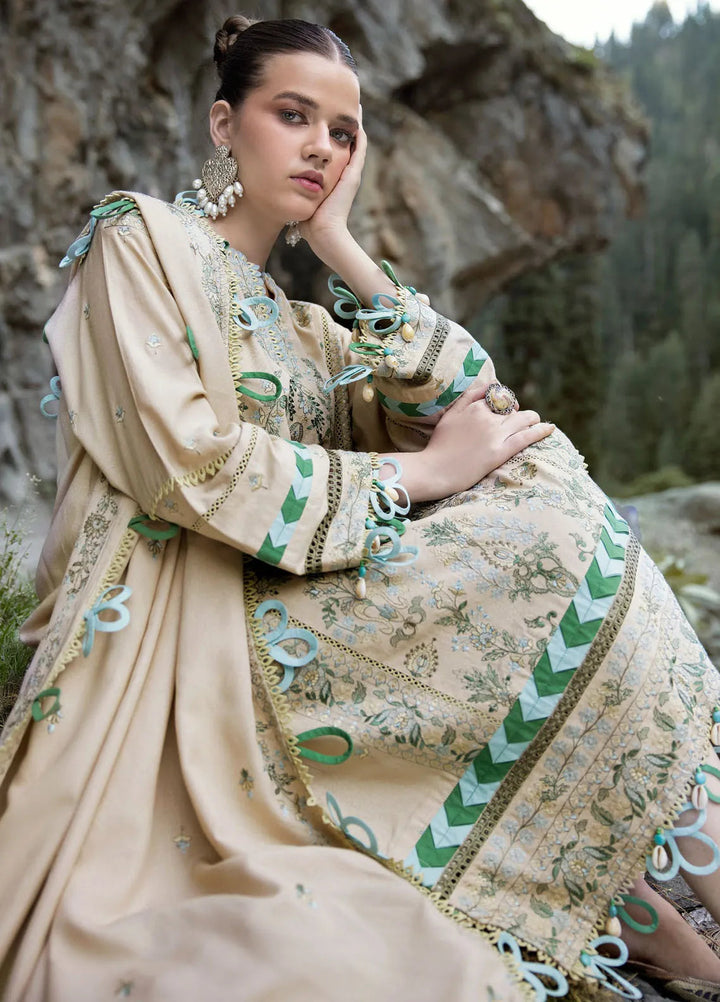 Gul Ahmed Embroidered Karandi Suits Unstitched 3 Piece GA24WU AY-42007 - Winter Collection