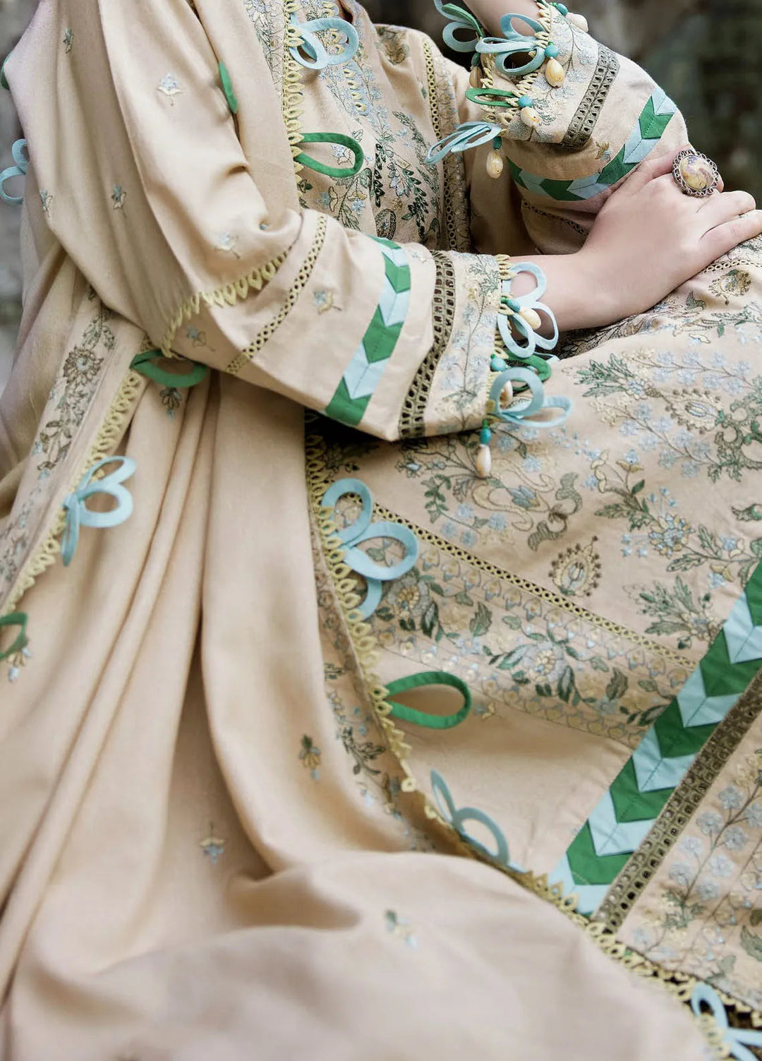 Gul Ahmed Embroidered Karandi Suits Unstitched 3 Piece GA24WU AY-42007 - Winter Collection