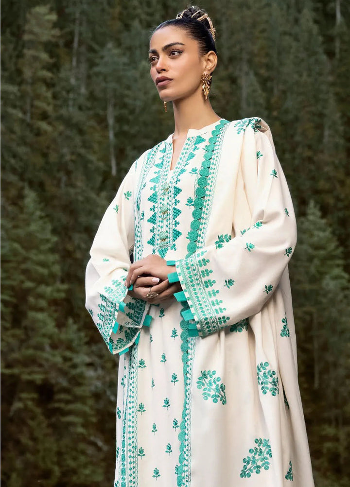 Gul Ahmed Embroidered Karandi Suits Unstitched 3 Piece GA24WU AY-42008 - Winter Collection