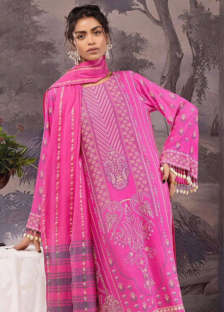 Gul Ahmed Embroidered Karandi Suits Unstitched 3 Piece GA24WU YD-42001 - Winter Collection